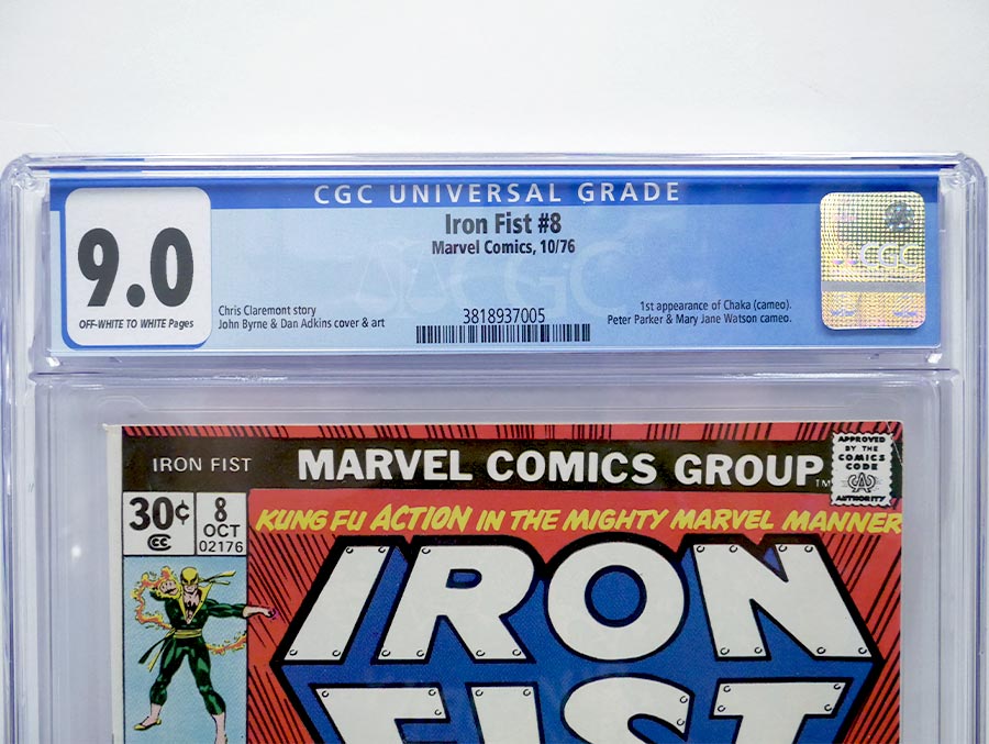 Iron Fist #8 Cover C CGC 9.0