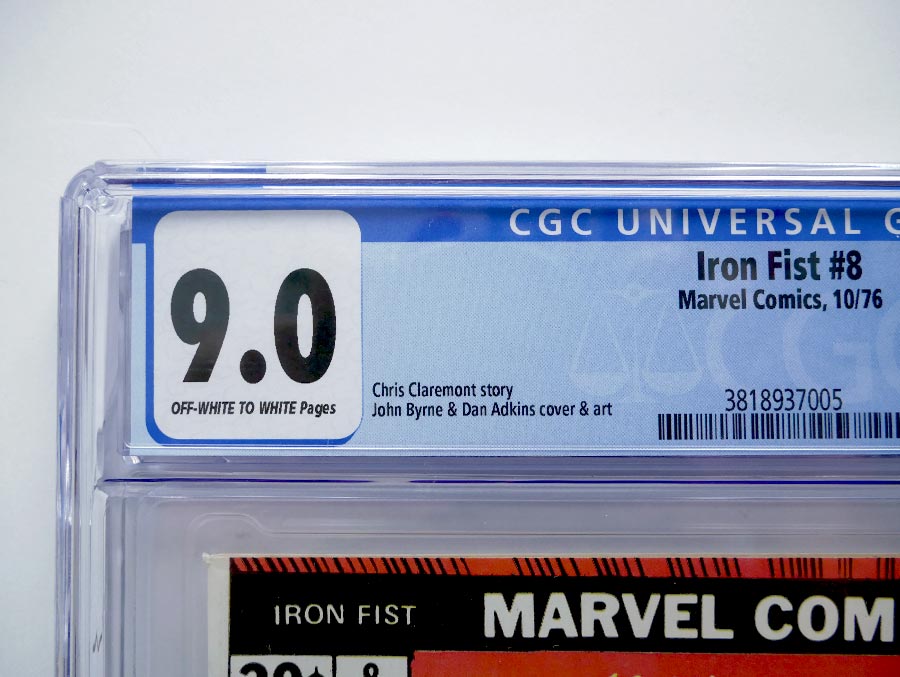 Iron Fist #8 Cover C CGC 9.0