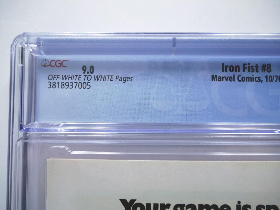 Iron Fist #8 Cover C CGC 9.0