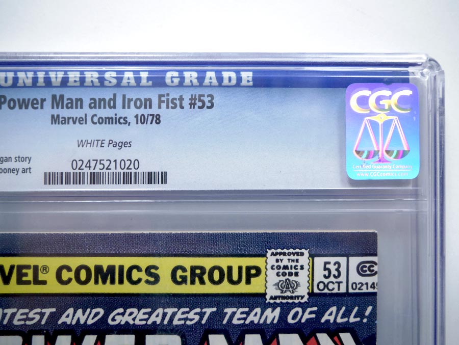 Power Man And Iron Fist #53 Cover B CGC 9.6