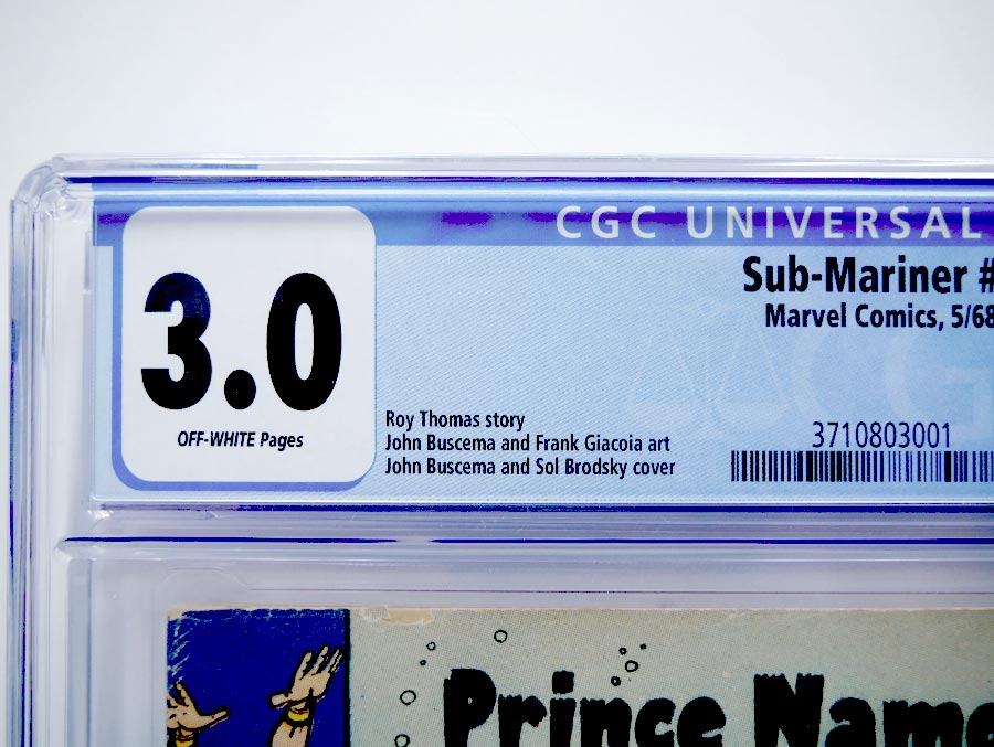 Sub-Mariner #1 Cover D CGC 3.0