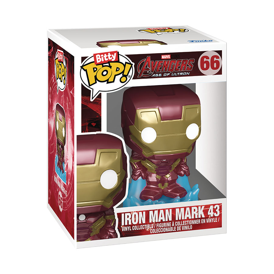 Bitty Bots Marvel Hulkbuster With Iron Man Vinyl Figure