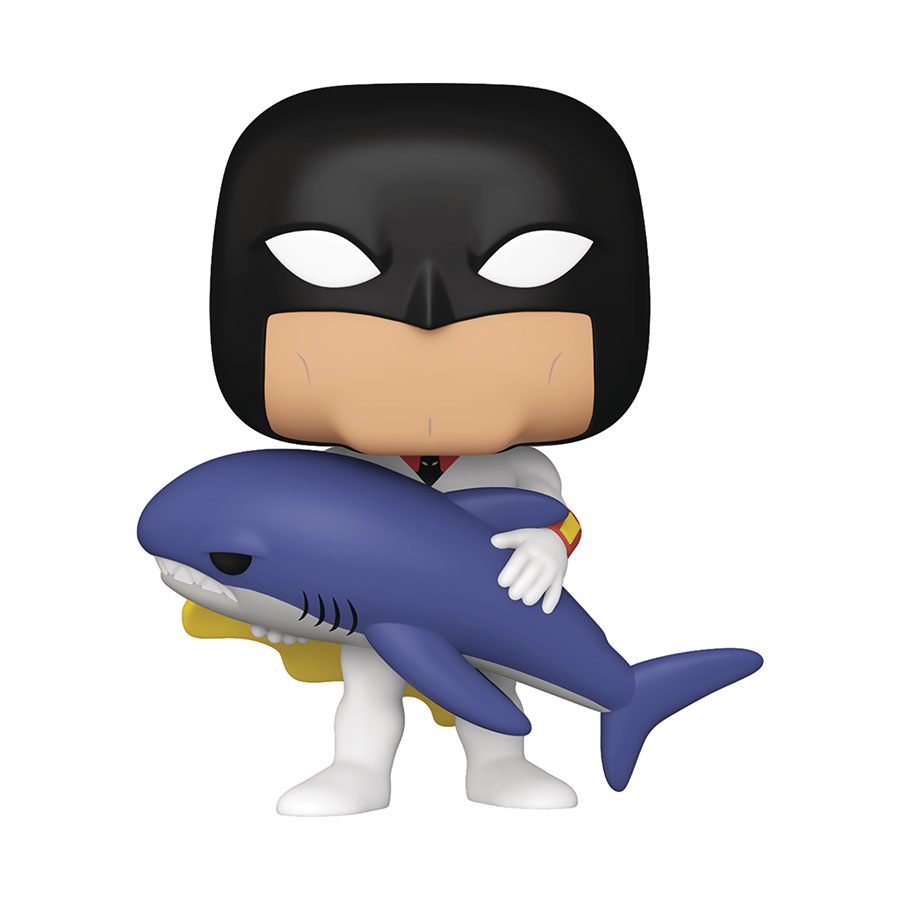 POP Plus Animation Space Ghost Coast To Coast Space Ghost With Shark Vinyl Figure