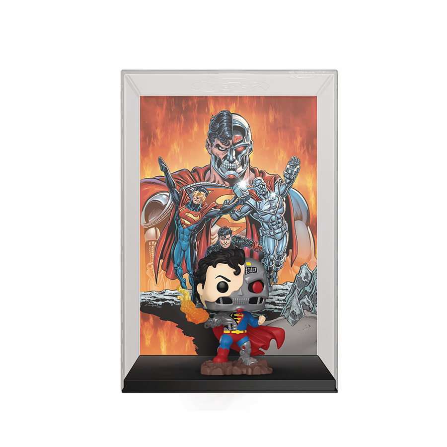 POP Comic Cover DC Cyborg Superman Vinyl Figure