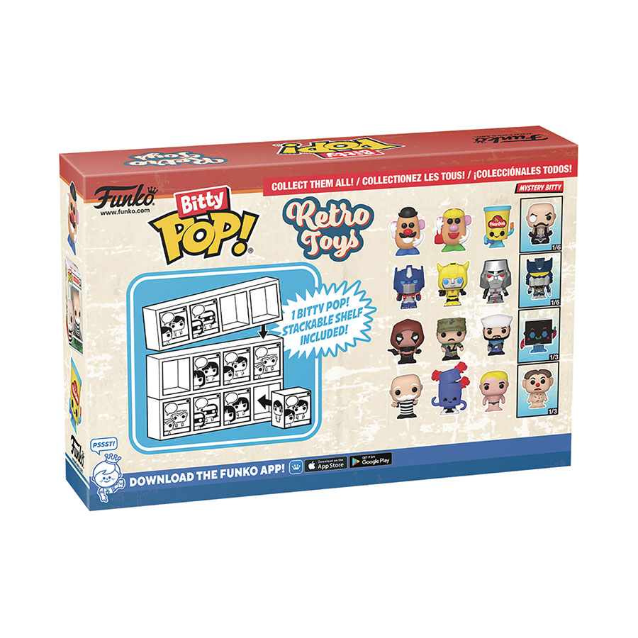 Bitty POP Retro Toys Transformers 4-Pack Vinyl Figure