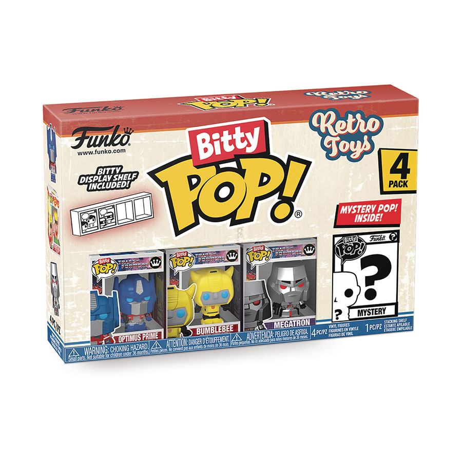 Bitty POP Retro Toys Transformers 4-Pack Vinyl Figure