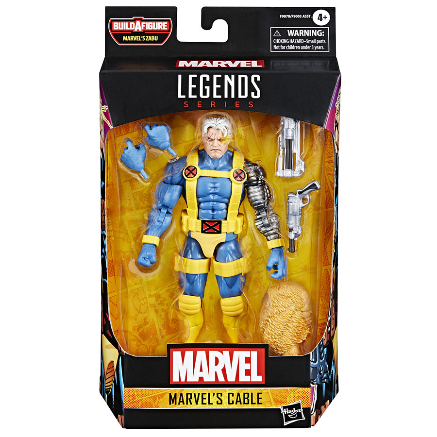 Marvel Legends Zabu Build-A-Figure Cable 6-Inch Action Figure
