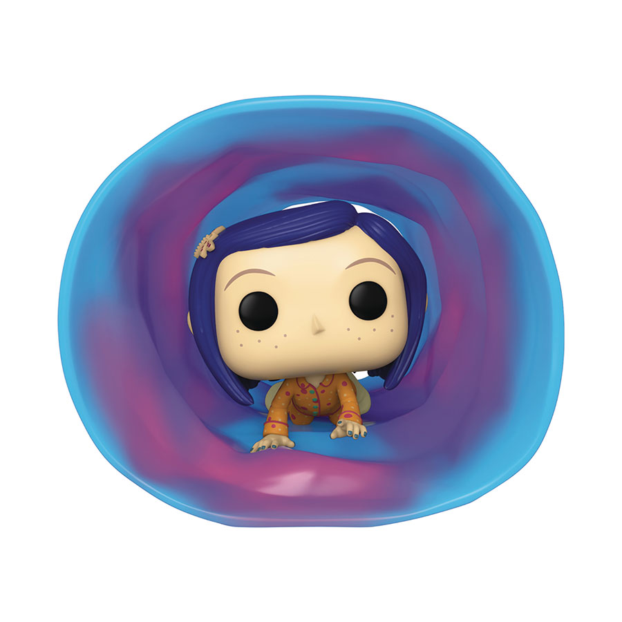 POP Deluxe Coraline 15th Anniversary Coraline In Tunnel Vinyl Figure