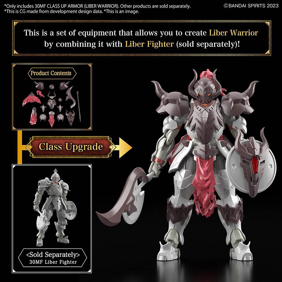 30 Minutes Fantasy Class Up Armor Kit - Box Of 12 - #A-05 Liber Warrior
