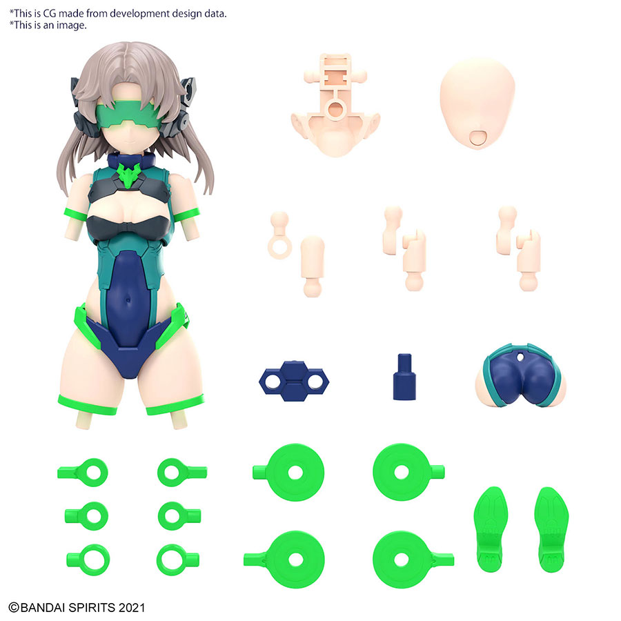 30 Minutes Sisters Option Kit - #OP-14 Option Parts Set 14 Spotter Costume (Color B)