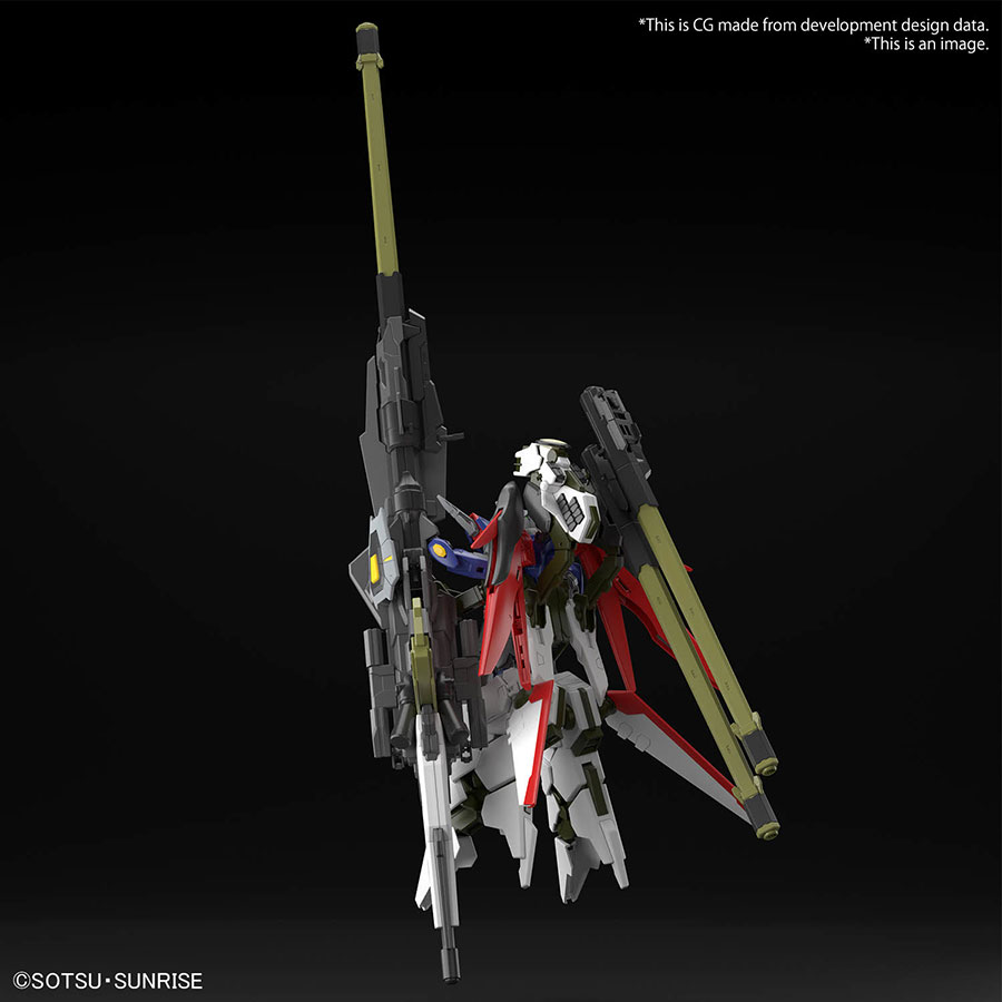 Gundam High Grade Universal Century 1/144 Kit #258 - Cosmic Era - Destiny Gundam Spec II & Zeus Silhouette