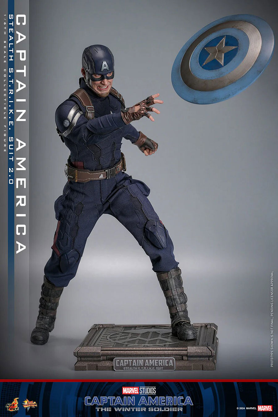 Marvel Captain America (Stealth S.T.R.I.K.E. Suit) 2.0 Sixth Scale Action Figure