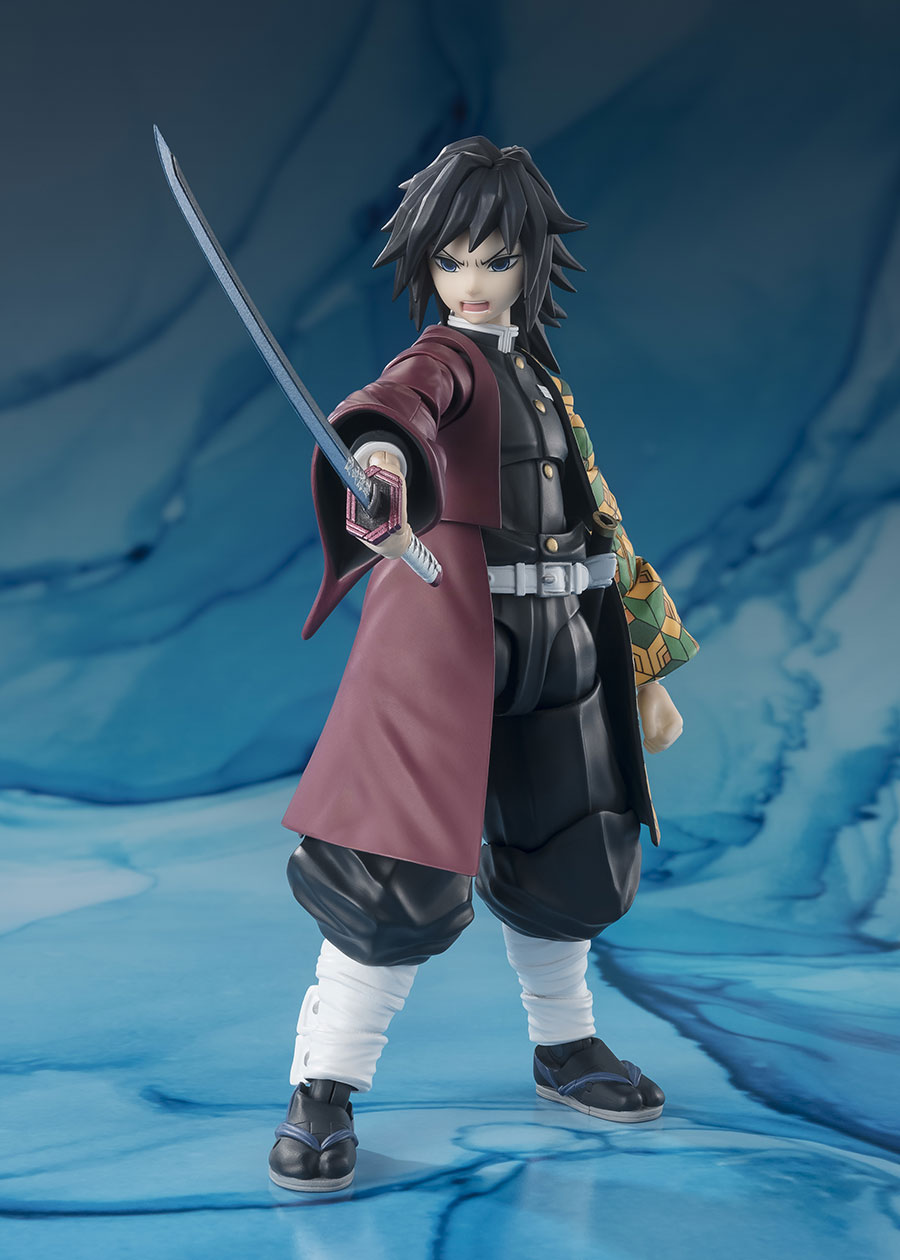 Demon Slayer Kimetsu No Yaiba S. H.Figuarts - Giyu Tomioka Action Figure