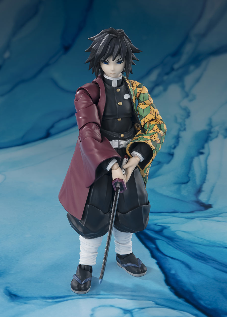 Demon Slayer Kimetsu No Yaiba S. H.Figuarts - Giyu Tomioka Action Figure