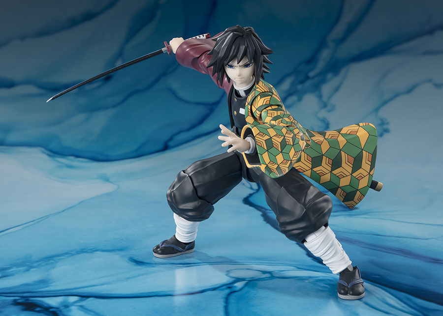 Demon Slayer Kimetsu No Yaiba S. H.Figuarts - Giyu Tomioka Action Figure