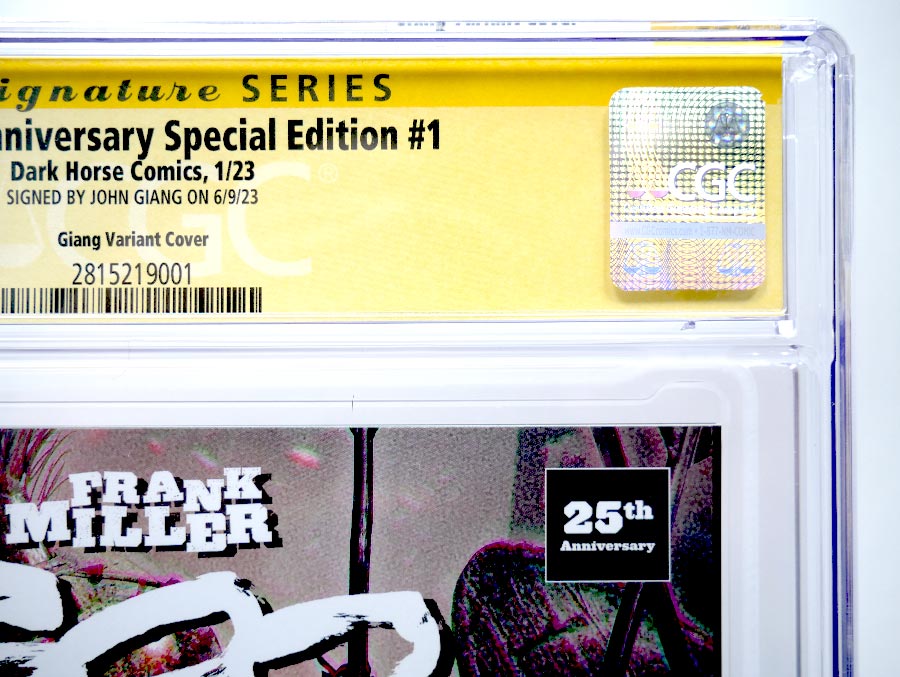 300 #1 Cover C CGC Signature Edition 9.8 Signed by John Giang Anniversary Edition