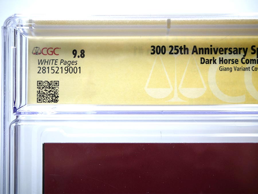 300 #1 Cover C CGC Signature Edition 9.8 Signed by John Giang Anniversary Edition