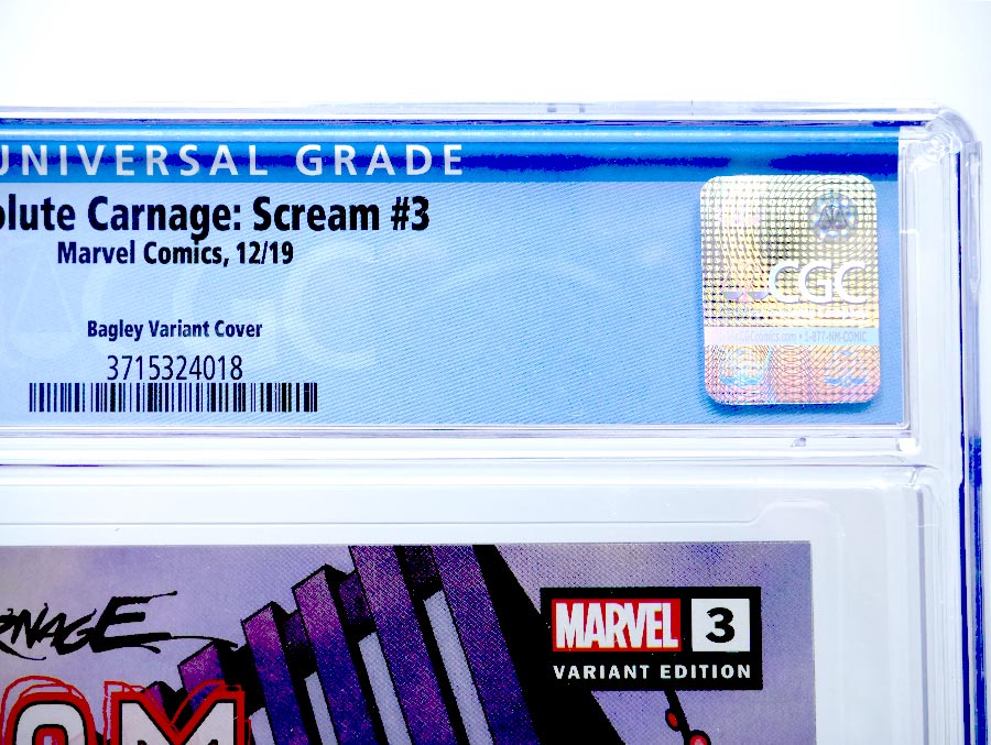 Absolute Carnage Scream #3 Cover D Variant Mark Bagley Connecting Cover CGC 9.2