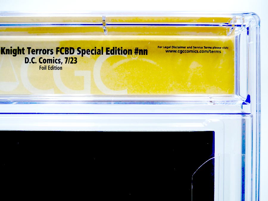 FCBD 2023 Dawn Of DC Knight Terrors Special Edition #1 Cover C CGC Signature Series 9.9 Signed by Jason Fabok Variant Jason Fabok Foil Cover