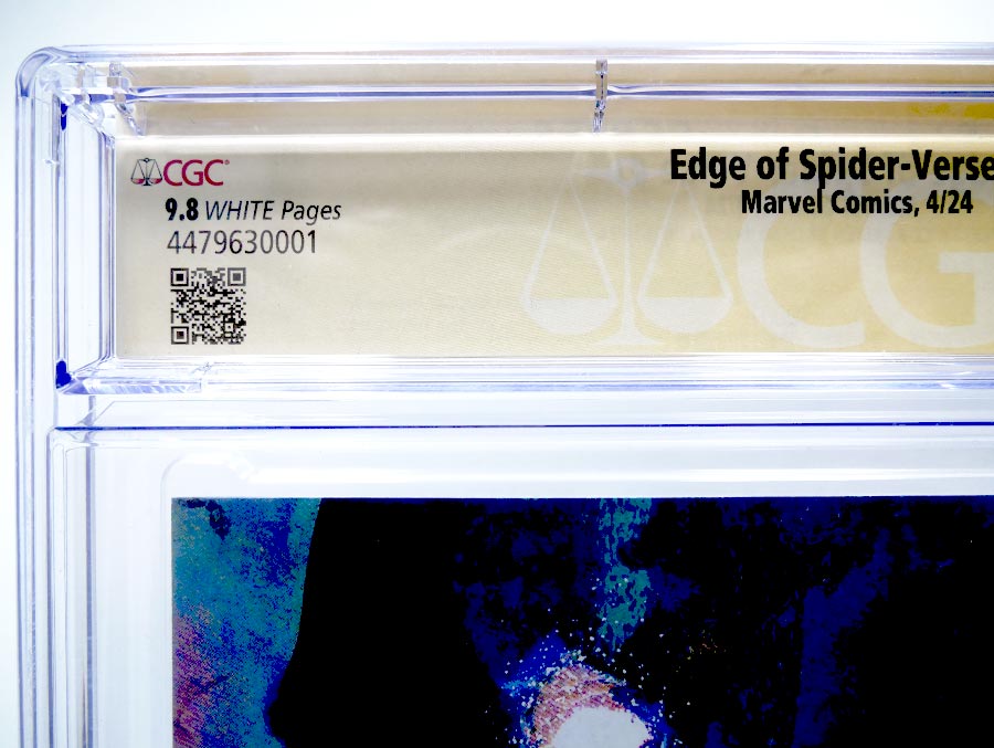 Edge Of Spider-Verse Vol 4 #1 Cover N CGC Signature Series 9.8 Signed by Chad Harden 2nd Ptg Chad Hardin Variant Cover