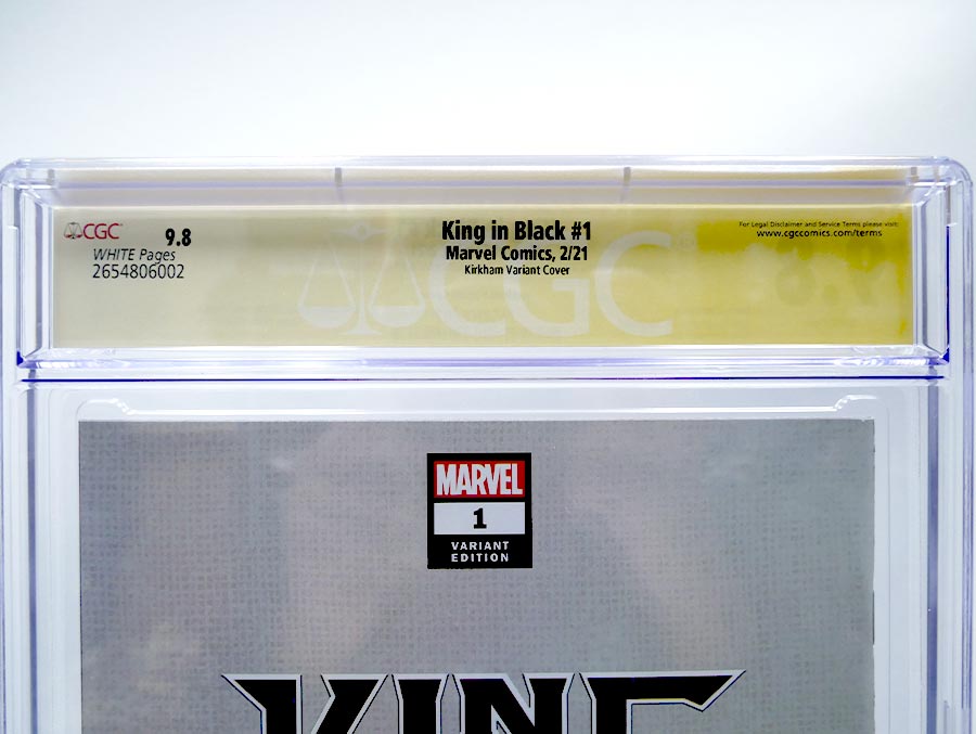King In Black #1 Cover X Variant CGC Signature Series 9.8 Signed by Tyler Kirkham and Ryan Stegman Tyler Kirkham Cover