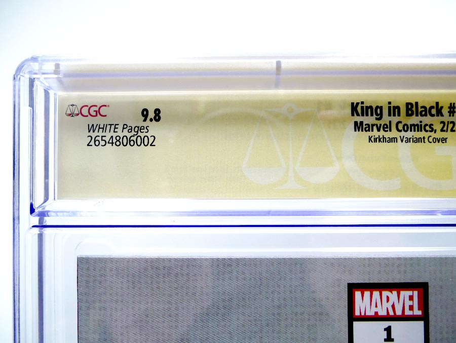 King In Black #1 Cover X Variant CGC Signature Series 9.8 Signed by Tyler Kirkham and Ryan Stegman Tyler Kirkham Cover