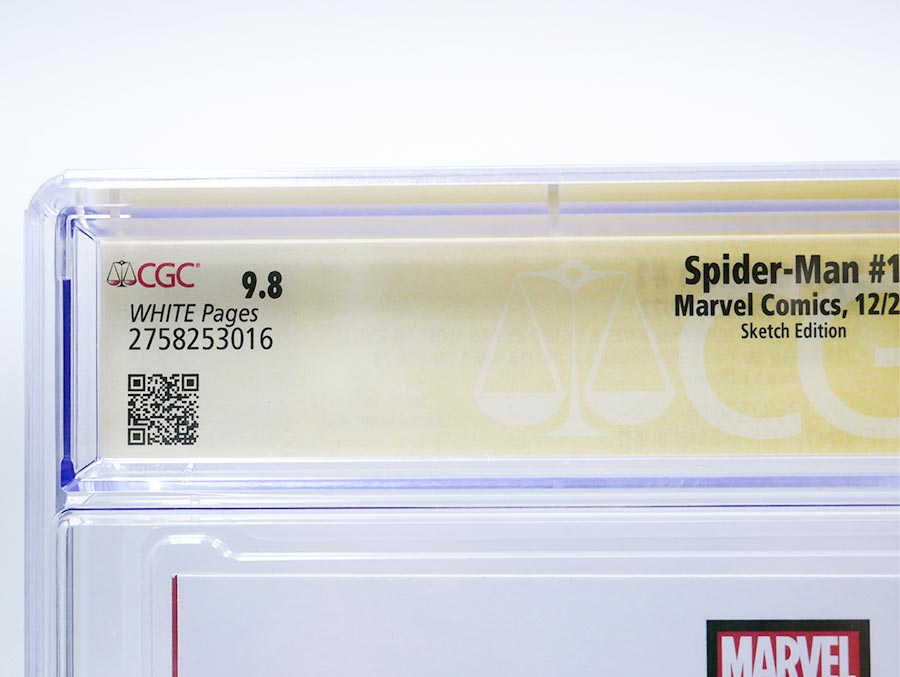 Spider-Man Vol 4 #1 Cover P CGC Signature Series 9.8 Signed By Various & Remarked By Mark Texiera Blank Cover