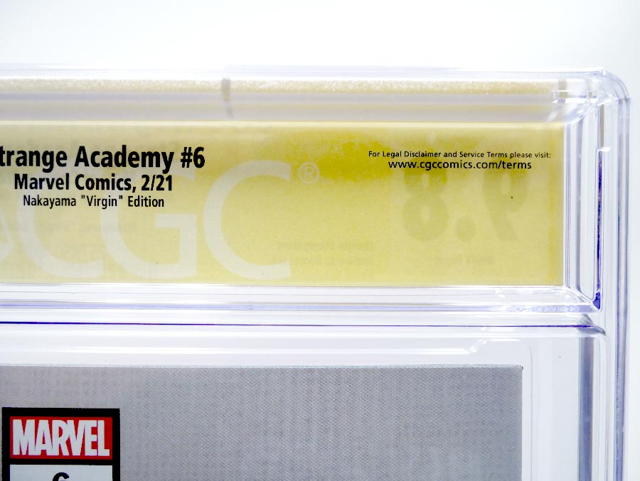 Strange Academy #6 Cover D CGC Signature Series 9.8 Signed by David Nakayama Variant David Nakayama Virgin Cover