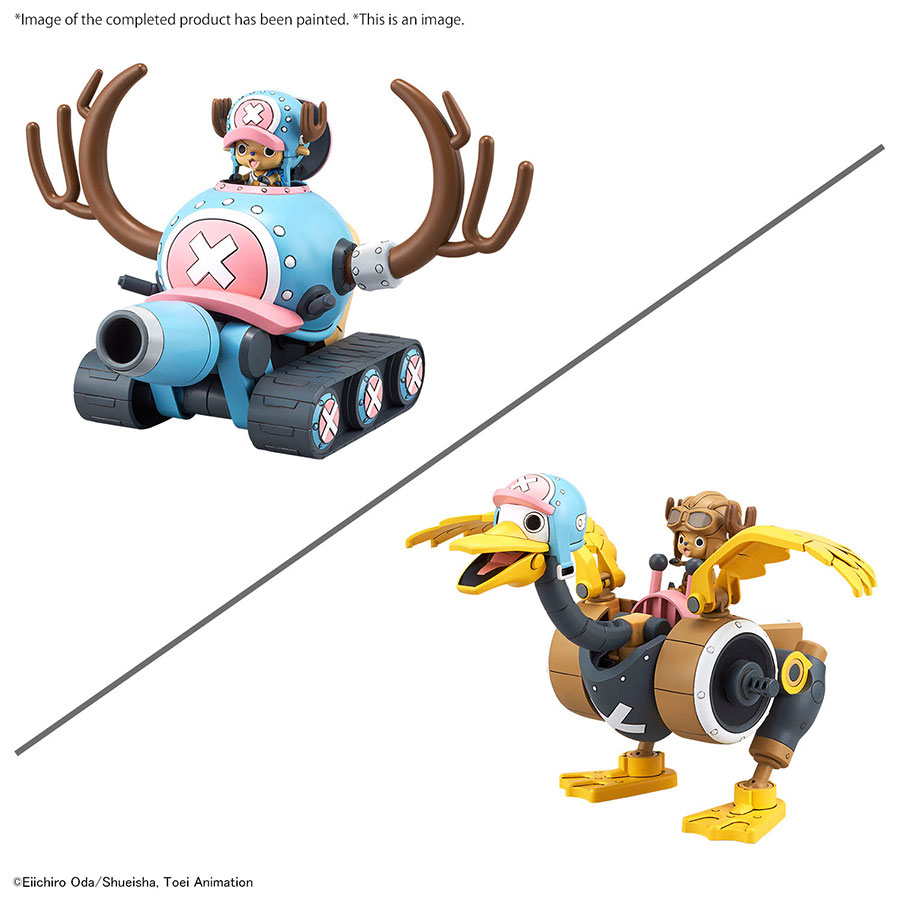 One Piece Best Mecha Collection Set - Chopper Robot Kit #1 & #2 Chopper Tank & Chopper Wing
