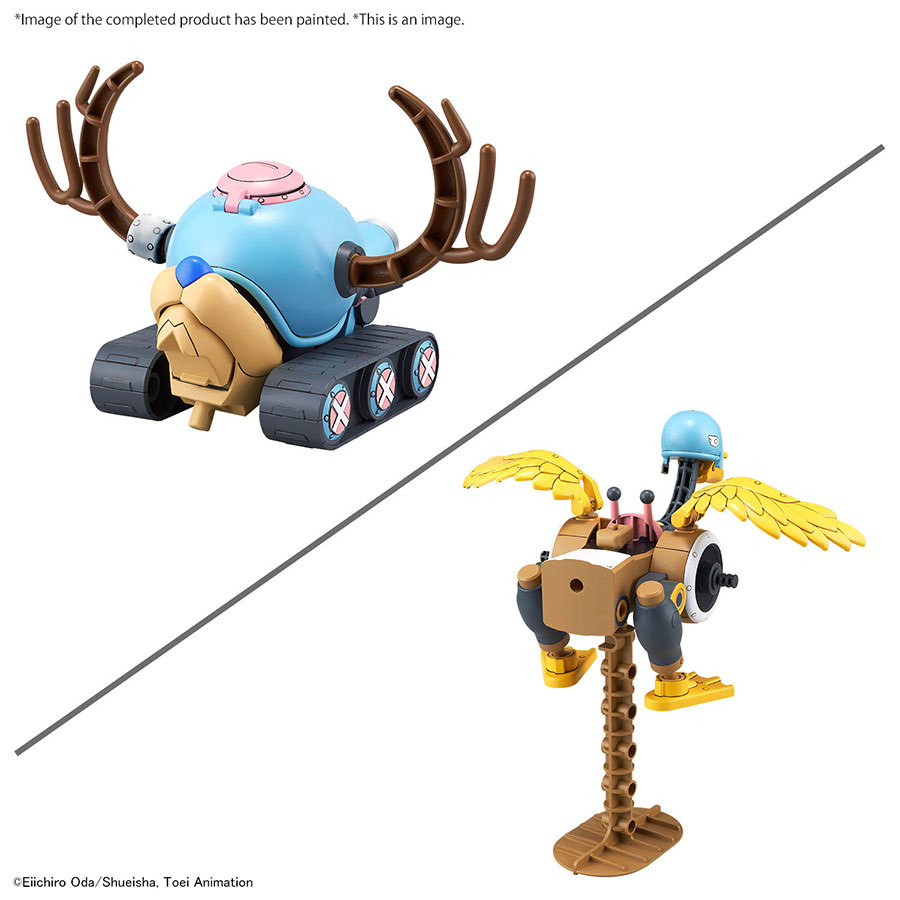 One Piece Best Mecha Collection Set - Chopper Robot Kit #1 & #2 Chopper Tank & Chopper Wing