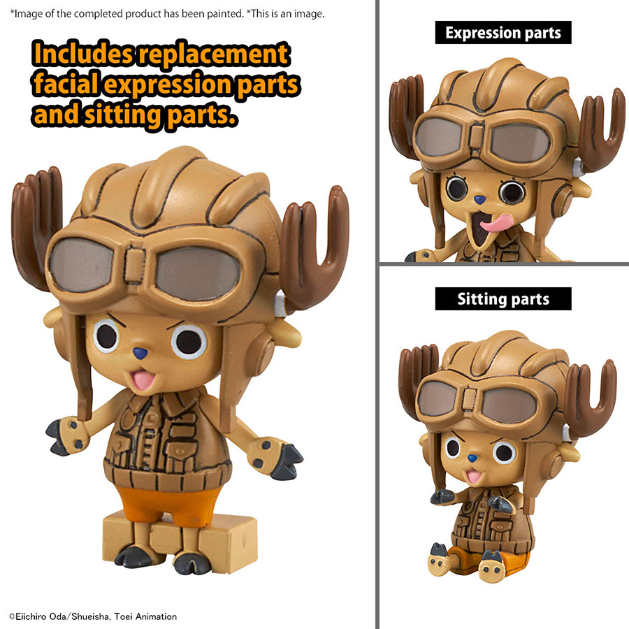 One Piece Best Mecha Collection Set - Chopper Robot Kit #1 & #2 Chopper Tank & Chopper Wing