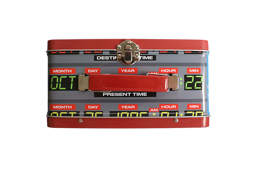 Back To The Future Previews Exclusive Lunch Box With Beverage Container