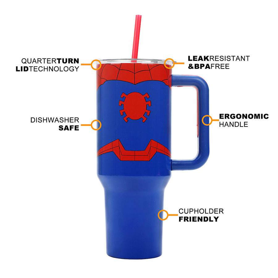 Spider-Man 40-Ounce Stainless Steel Tumbler