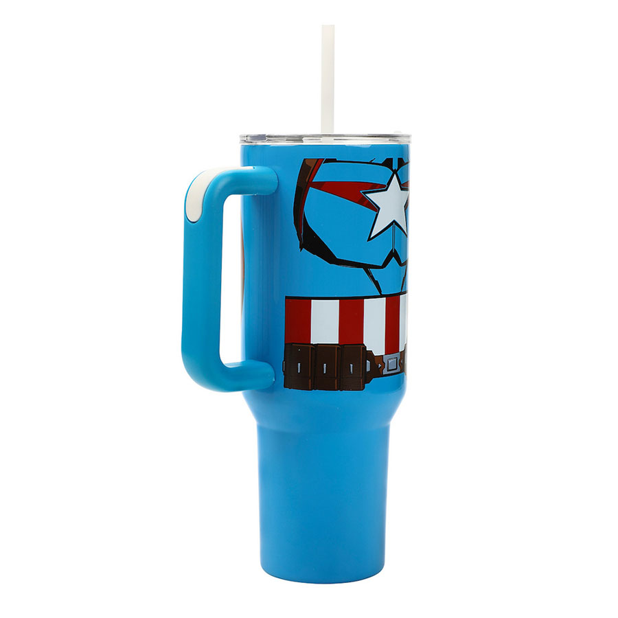 Marvel Captain America 40-Ounce Stainless Steel Tumbler