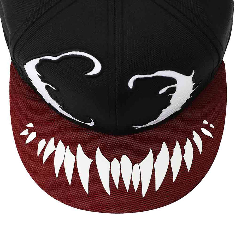 Marvel Venom Big Face Flat Bill Snapback