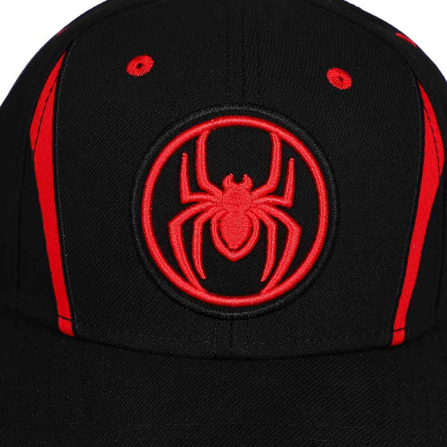 Marvel Spider-Man Miles Morales Pre-Curved Bill Snapback