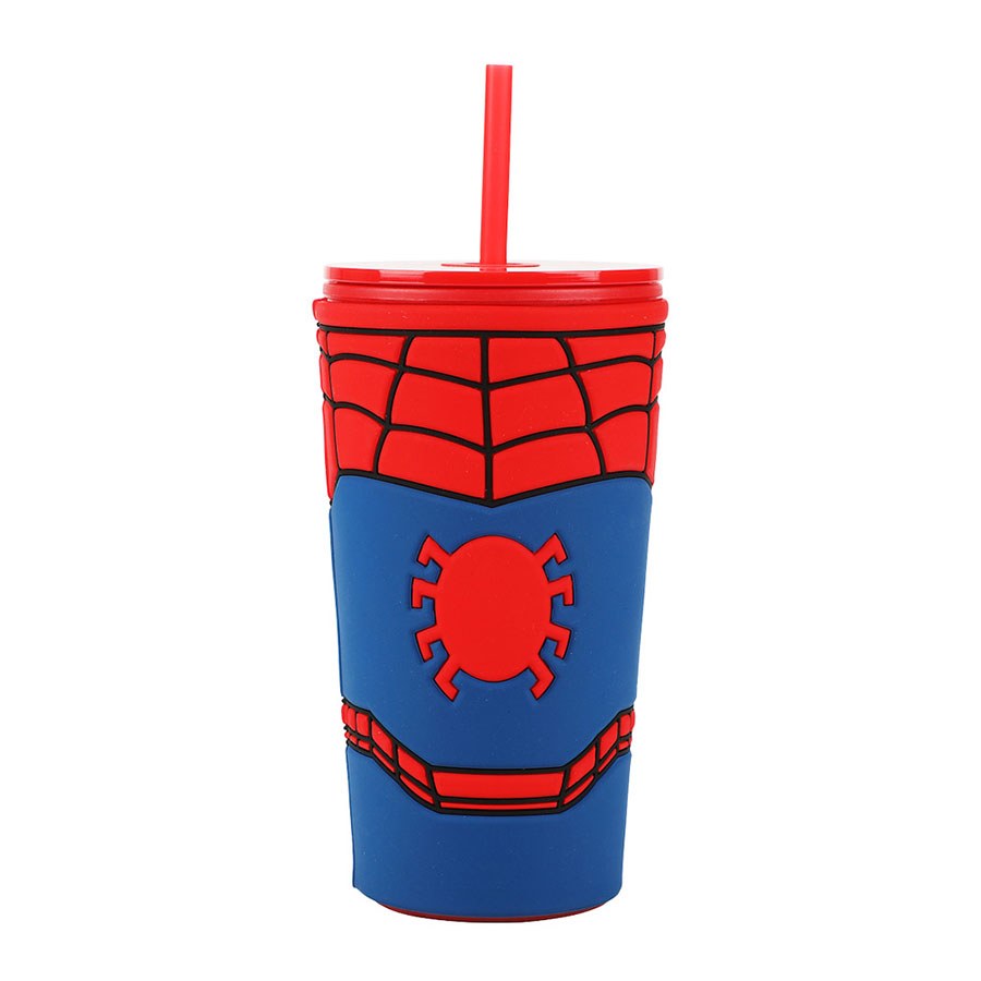 Marvel Spider-Man Silicon Sleeve 20-Ounce Travel Cup