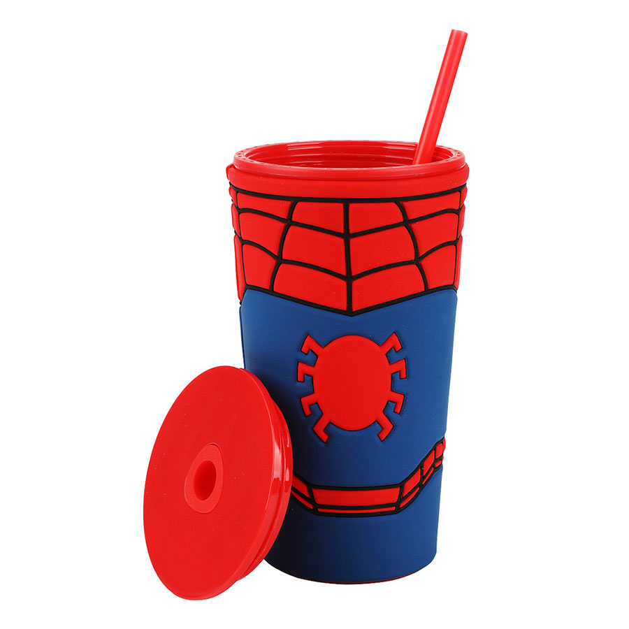 Marvel Spider-Man Silicon Sleeve 20-Ounce Travel Cup