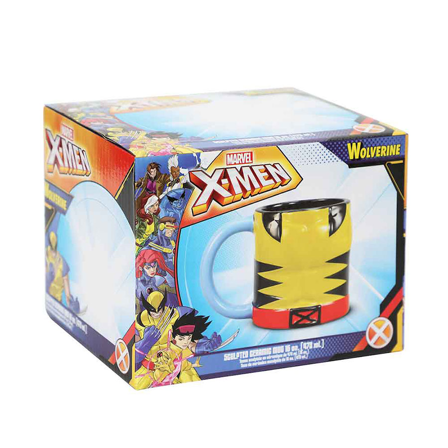 Marvel X-Men Wolverine 16-Ounce Sculpted Ceramic Mug