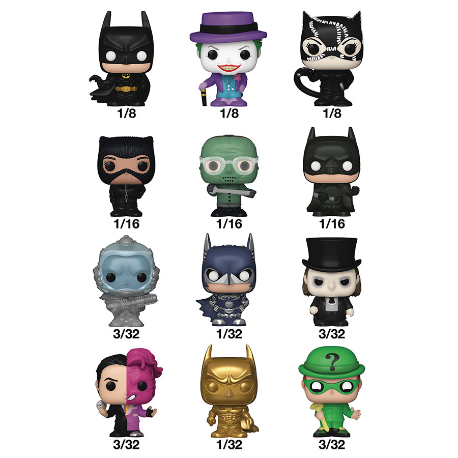 Bitty POP Singles Batman 85th Anniversary Mini Figure Blind Mystery Box