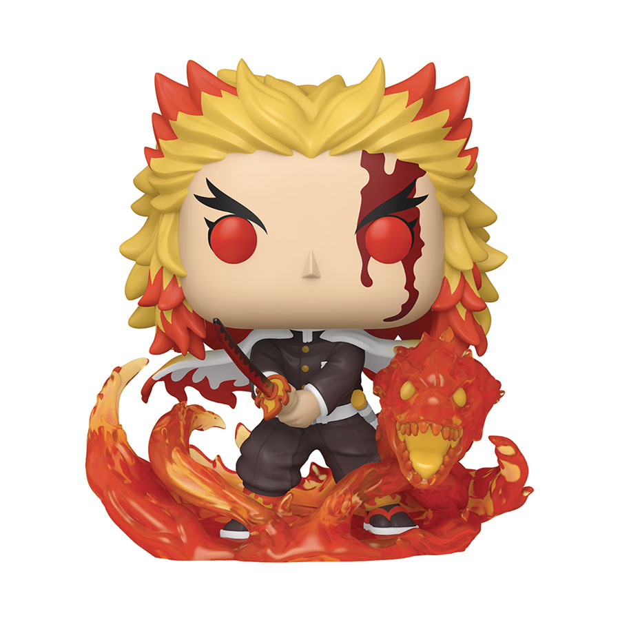 POP Premium Demon Slayer Kimetsu No Yaiba Rengoku 9th Form Vinyl Figure