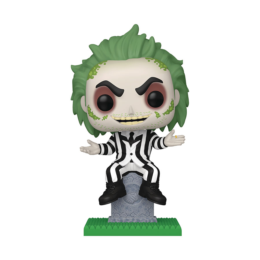 POP Plus Beetlejuice Beetlejuice With Tombstone Vinyl Figure