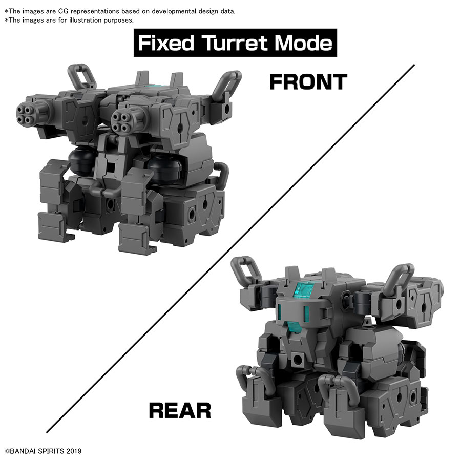 30 Minutes Missions Extended Armament Vehicle 1/144 Kit #EV-18 Smart Transformable Machine Ver.