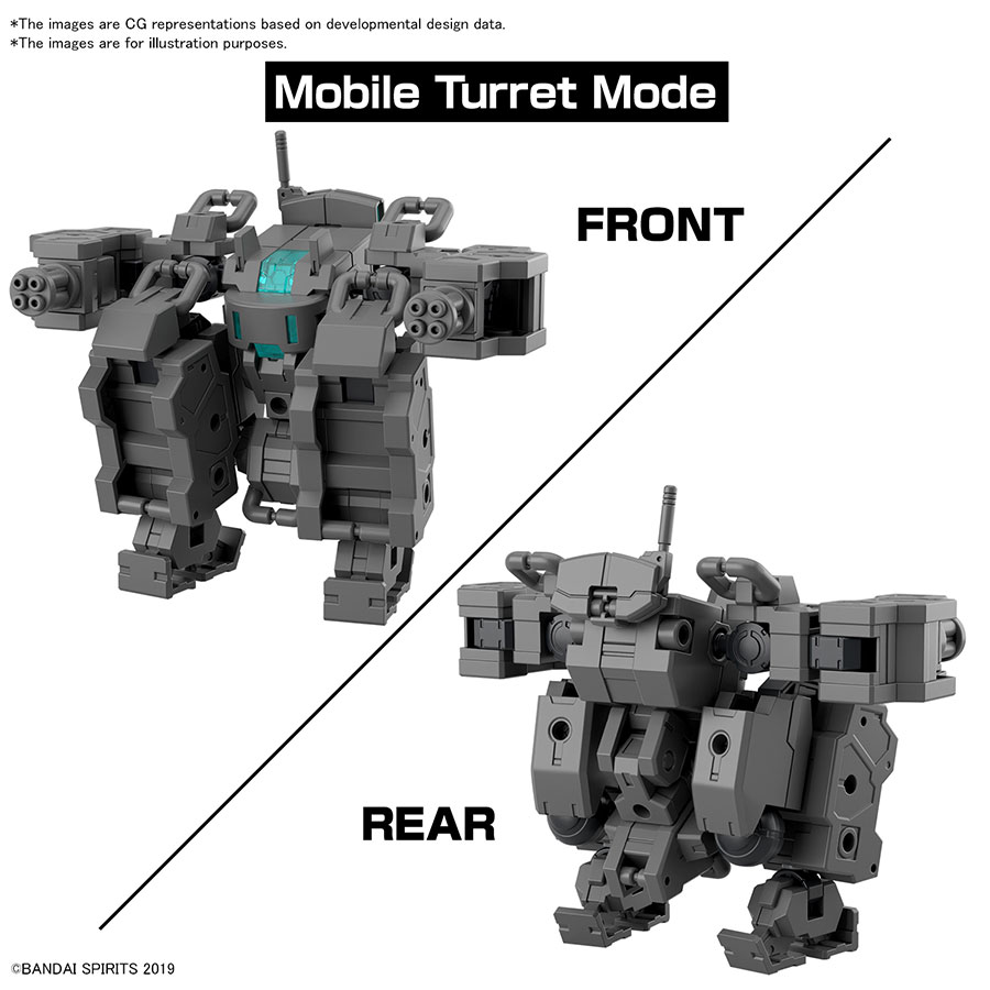 30 Minutes Missions Extended Armament Vehicle 1/144 Kit #EV-18 Smart Transformable Machine Ver.