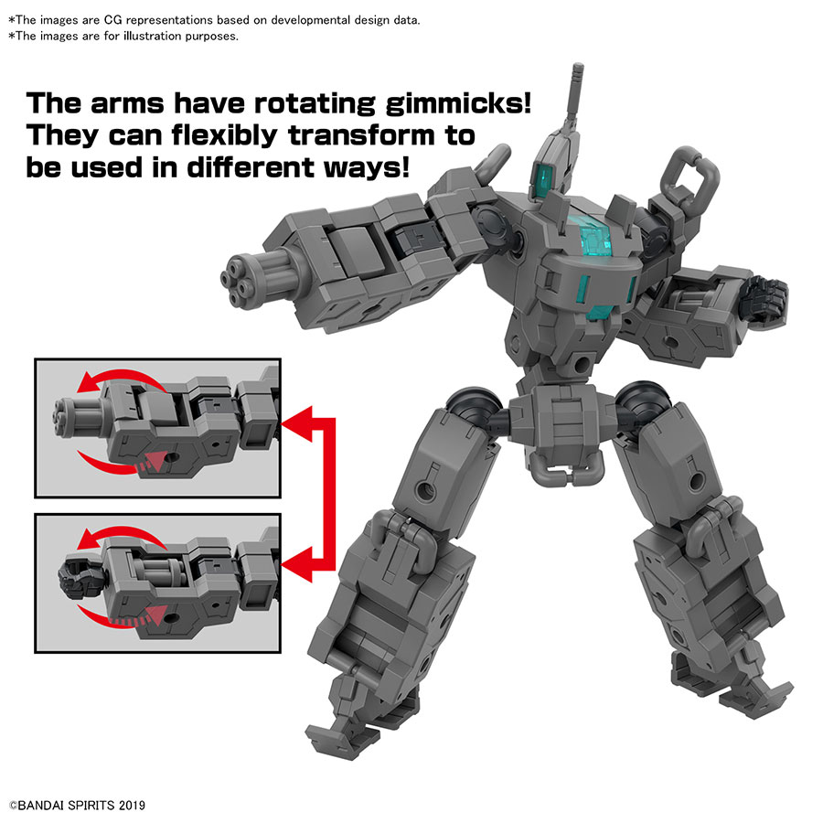 30 Minutes Missions Extended Armament Vehicle 1/144 Kit #EV-18 Smart Transformable Machine Ver.