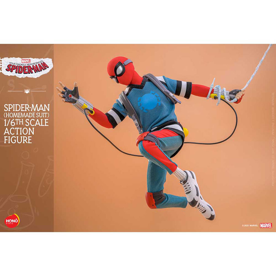 Marvel Your Friendly Neighborhood Spider-Man Spider-Man (Homemade Suit) Sixth Scale Action Figure