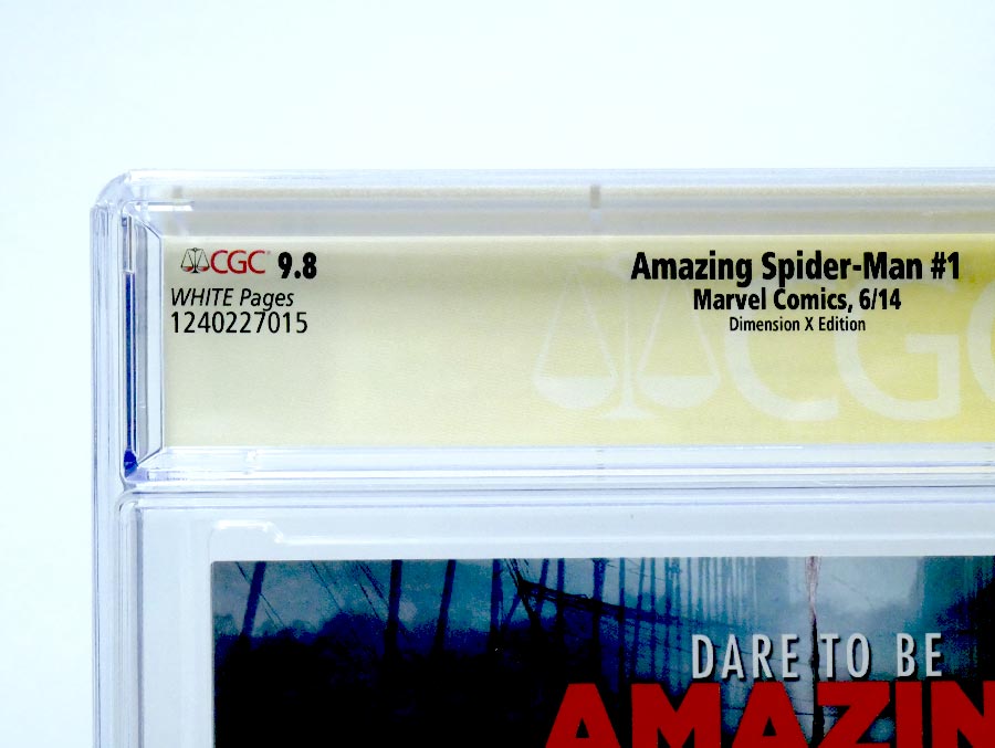Amazing Spider-Man vol 3 #1 cover Z-S CGC Signature Series 9.8 Signed by Lee Bianchi Ramos and Slott Simone Bianchi Dimension X Variant