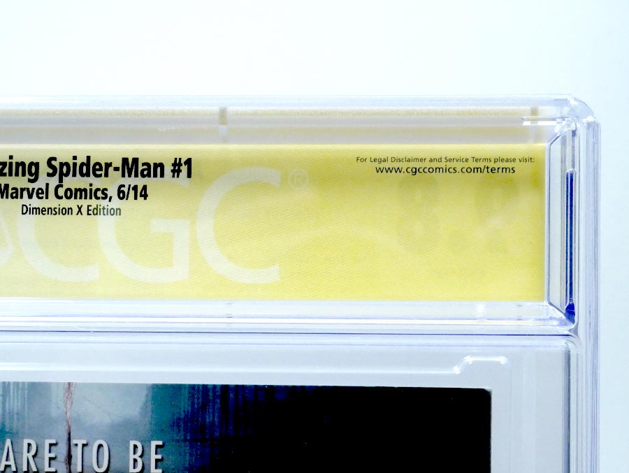 Amazing Spider-Man vol 3 #1 cover Z-S CGC Signature Series 9.8 Signed by Lee Bianchi Ramos and Slott Simone Bianchi Dimension X Variant