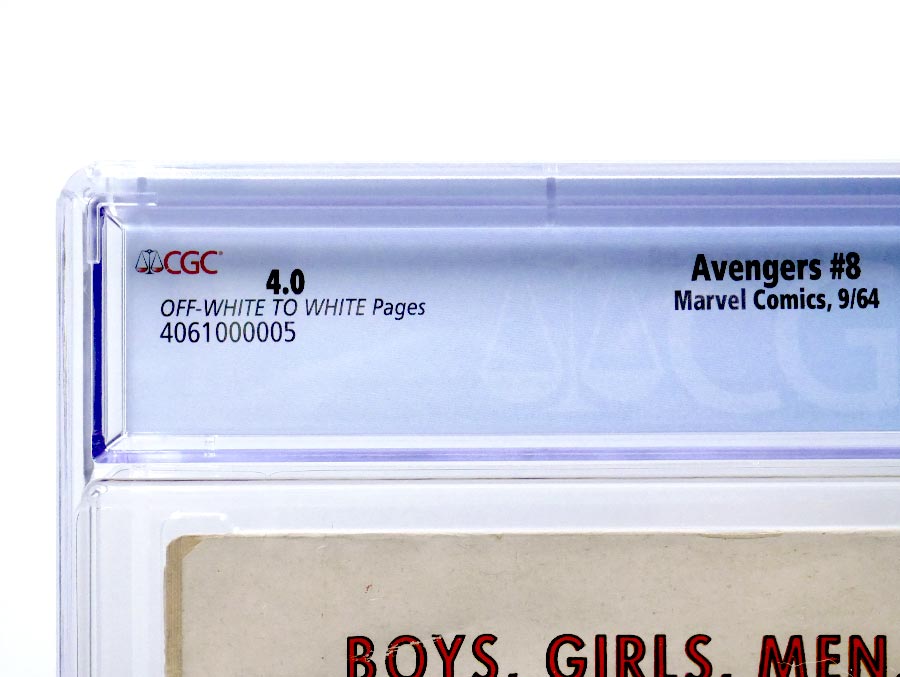 Avengers #8 Cover D CGC 4.0