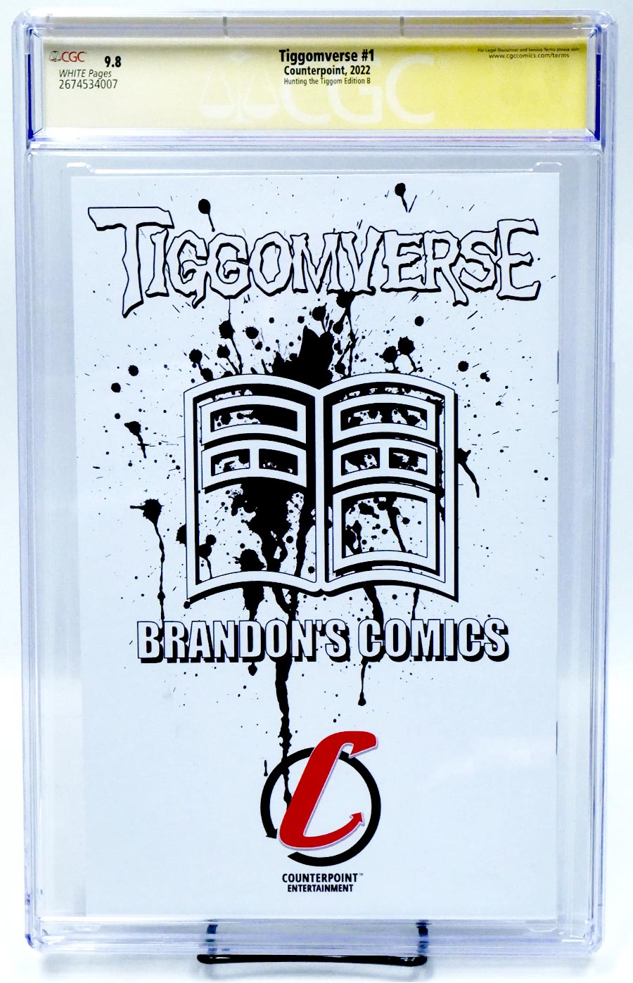 Tiggomverse #1 CGC Signature Series 9.8 Signed by Marat Mychaels Remarked by Sean Forney Something Is Killing The Children Homage Variant